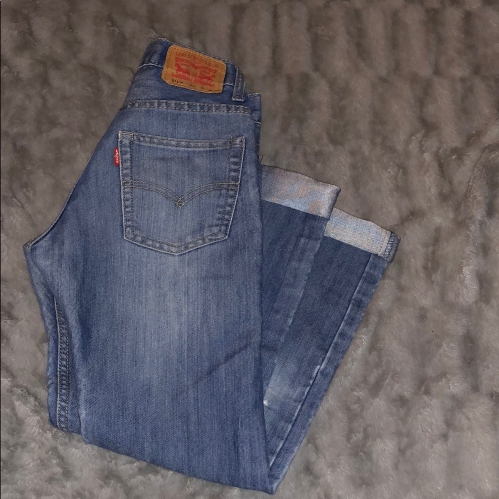 Levi’s cropped 511 jeans